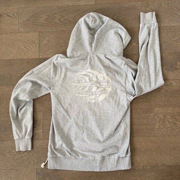 Gray Hooded Men's Sweater - Picture 2 of 5